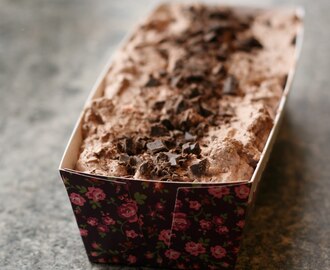En fullmatad choklad-semifreddo
