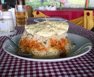 Kovalam: middag på Curry Leaf