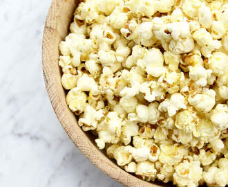 Heta popcorn med lakrits och chili