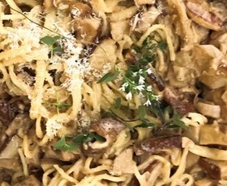 Pasta med karljohansvamp | Foodfolder - Vin, matglädje och inspiration!