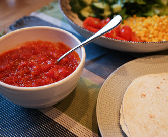 Hemmagjord barnvänlig salsasås