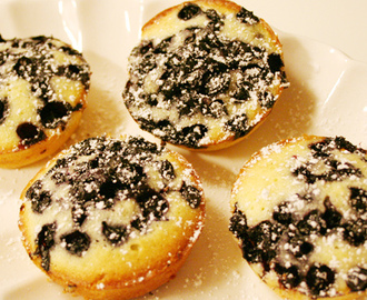 Mandelmuffins med blåbär