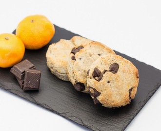 Vegan and Gluten-free Chocolate Mandarin Scones