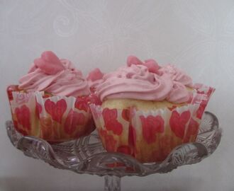 Alla hjärtans-dag- cupcakes ♥