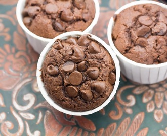 Chocolate Ricotta Muffins, gluten-free