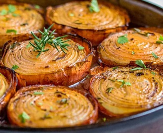 Slow Roasted Baked Onions
