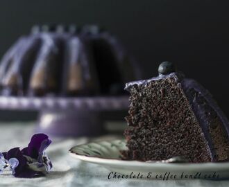 Chocolate & coffee bundt cake