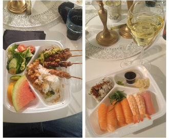 Förra helgen med sushi och gåsmiddag! =)