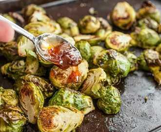 Honey Chipotle Roasted Brussels Sprouts