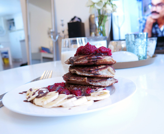 Fluffy pancakes with protein.