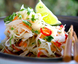 Coleslaw med asiatiska smaker!