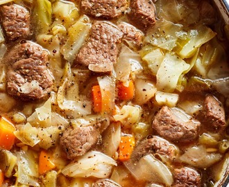 Cabbage Soup with Beef