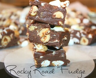 One for the road- Rocky Road fudge