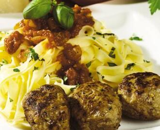 Italienska köttbullar med parmesan