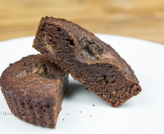 Chocolate Gingerbread Fudge Brownies, Sugar-free and Gluten-free