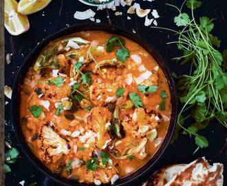 Rostad blomkålsgryta med curry