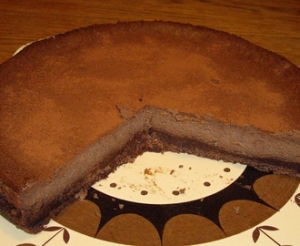 Cheesecake med choklad