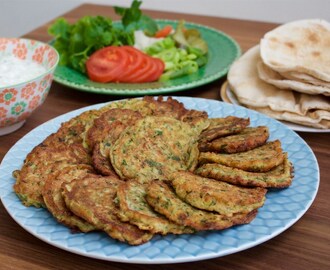 Kolokithokeftedes- Grekiska zucchinibiffar med fetaost