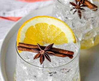 Winter Spiced Orange Mocktail