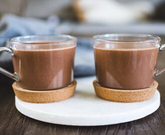Tahini hot chocolate
