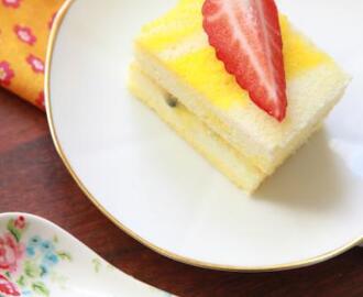 Mini Passionfruit sandwish cake…. Lovely & delicious sweet with exotic fruit.