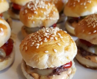 Sliders - minihamburgare - hamburgerbröd
