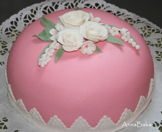 rosa prinsesstårta