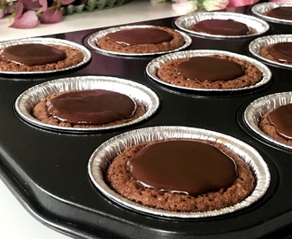 Glutenfria kladdkakemuffins