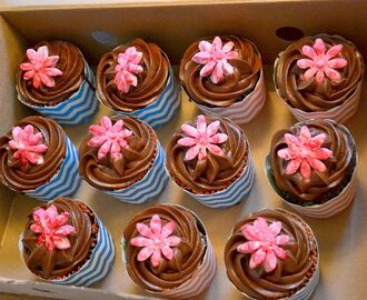 Cupcakes med Mjölkchokladfrosting