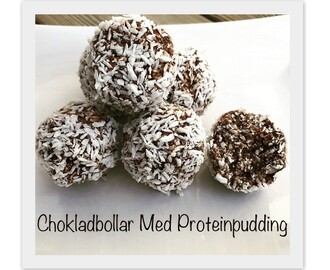 Chokladbollar Med Proteinpudding