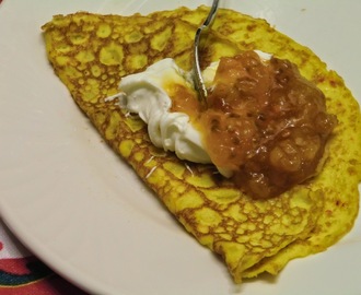 Glutenfria saffransdoftande lyxpannkakor - perfekta till Adventsfrukost