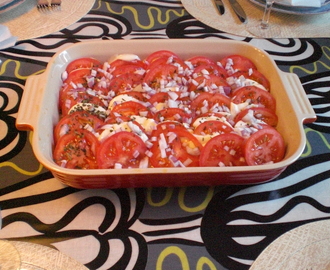 Mozzarella med tomat