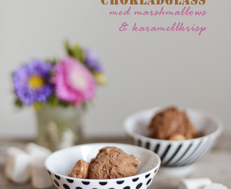 Chokladglass med marshmallows