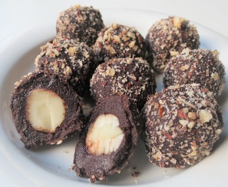 Sockerfria Ferrero Rocher-bollar