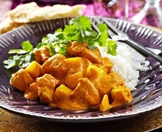 Mango chicken balti