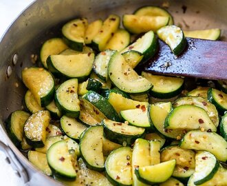 Easy Sautéed Zucchini Recipe