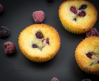 Berry Almond Muffins, gluten-free
