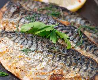 Baked Mackerel Fillets with Spices Recipe