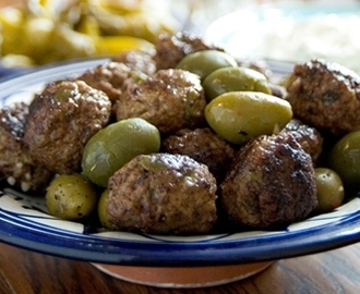 Lammbullar med oliver