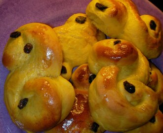 Bästa, saftigaste Lussekatterna!