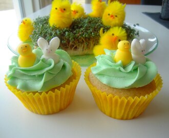 Påskcupcakes - Easter cupcakes
