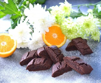 Chokladbiscotti med smak av apelsin