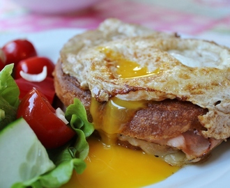 Croque Madame - snabbt, gott och mättande till lunch eller mellis - en riktig diet buster!