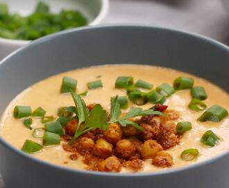 Roasted Cauliflower And Curry Soup