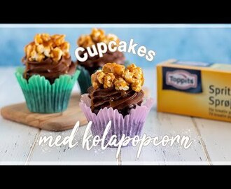 Chokladcupcakes med kolapopcorn | Lär dig baka med Camilla Hamid