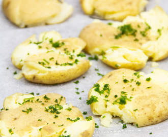 Crushed Potatoes with Herbs