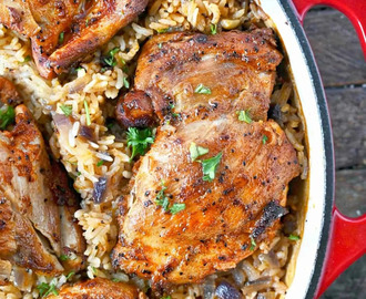 Paprika Chicken and Rice Bake