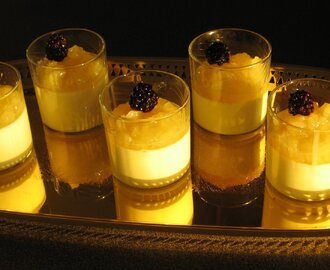 Pannacotta med ananas