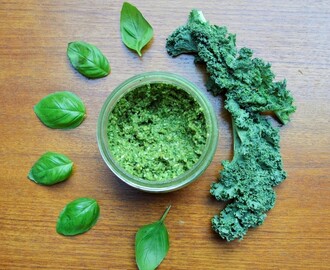 Recept/recipe – vegansk grönkålspesto / vegan kale pesto