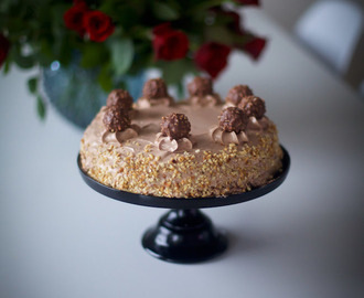 Ferrero rocher tårta